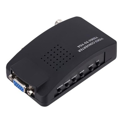 Powermaster PM-983 BNC S-Video VGAdan VGAya Görüntü Dönüştürücü 1080P Destekli