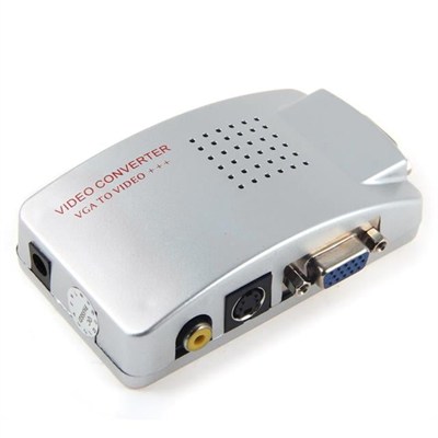 Powermaster PM-983 VGAdan BNC S-Video VGAya Görüntü Dönüştürücü 1080P Destekli