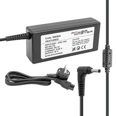 Powermaster Pm-33064 19 Volt - 3.42 Amper 4.0*1.35 Mm Uçlu Adaptör (Asus Ultrabook Notebook)