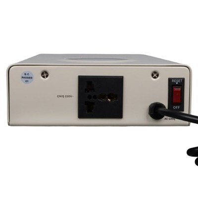 Powermaster SLIM-1000 Otomatik 1000VA Kombi Voltaj Regülatörü (İngiliz Fişli ve Evrensel Çoklu Soketli)