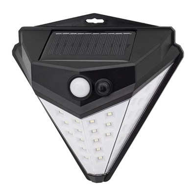 Powermaster T-1622 Güneş Enerjili Hareket Sensörlü Solar Duvar Lambası 180°