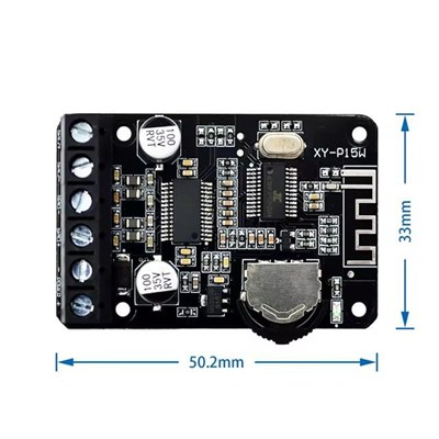 Powermaster XY-P15W Bluetooth Amfi Modülü Amplifikatör Devresi