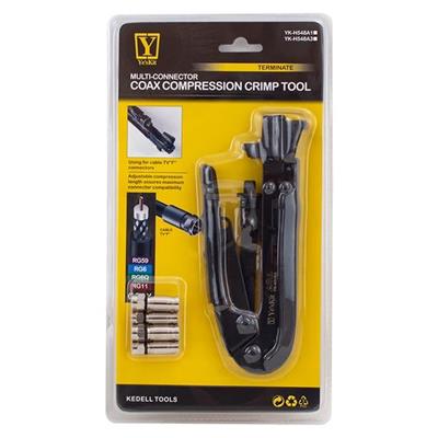 YesKit YK-H548A1 RG11 30.5-36Mm/R59-RG6 15.5-21.3Mm Sıkma Pensesi