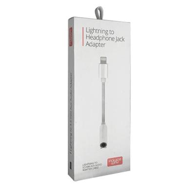 Powerway AC03 Lightning TO 3.5Mm Stereo AUX Kulaklık Jack Çevirici Kablo (90mm)