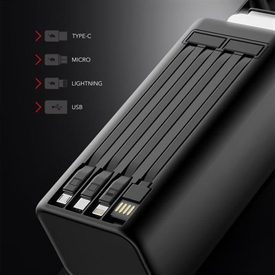 Powerway PD50 50.000mAh 22.5W Süper Hızlı Şarjlı Powerbank