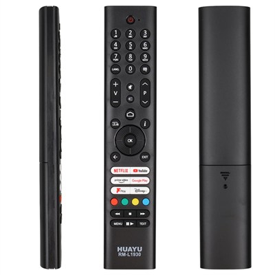 RM-L1930 Vestel Netflix Youtube Prime Video Google Play Disney+ Tuşlu LCD Led TV Kumanda