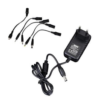 S-Link SLX-52A 5-9-12 Volt - 2 Amper Çok Uçlu Telefon Tablet PC Akü Akıllı Şarj Adaptörü
