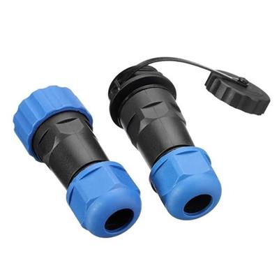 SD20 Su Geçirmez 1 Pin 20 Mm Düz Kablo Konnektör