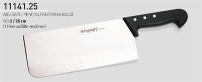 Şarküteri Pastırma Bıçağı 25 cm No.2 Hulusi Bıçak ABS Saplı Perçinli 110mm X 250mm X 2mm 11141.25