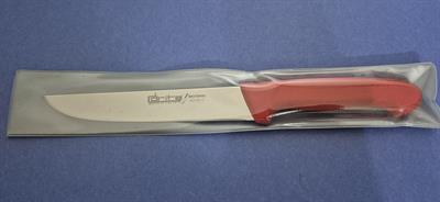 Sebze Bıçağı 15.7 cm Hulusi - Drita Bıçak Üstüne Dökme Moblen Saplı 26mm X 157mm X 2mm 11361.15 (KIRMIZI RENK)