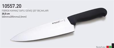 Şef Bıçağı 20.5 cm Fibrox Kaymaz Saplı Geniş Hulusi Bıçak 60mm X 205mm X 2,5mm 10557.20