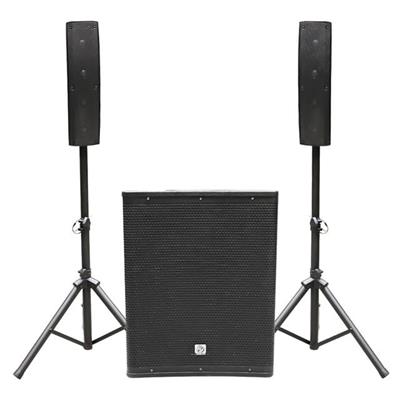 Shile PL-15A Aktif Ses Sistemi 18 Subwoofer 2 Adet Satellite Stand Hoparlör 500W RMS, MDF Kasa