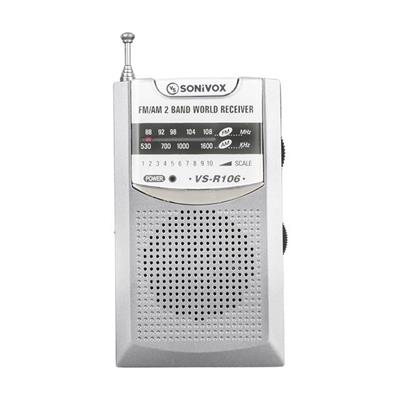 Sonivox VS-R106 Analog Radyo Gri Renk