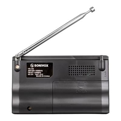 Sonivox VS-R3 Analog Radyo Gümüş Renk