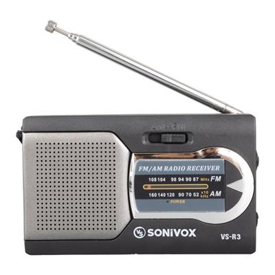 Sonivox VS-R3 Analog Radyo Siyah Renk