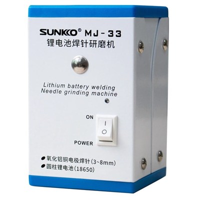 Sunkko MJ-33 Pil ve Punta Kalemi Taşlama Makinesi Elektrot ve 18650 Zımpara Cihazı