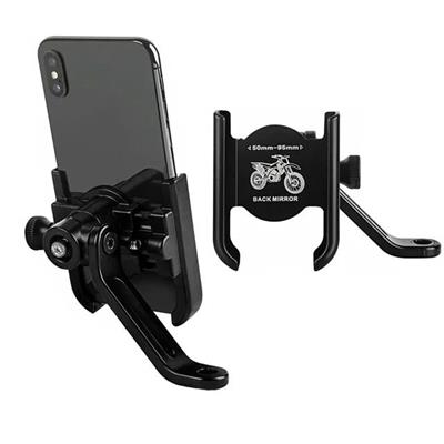 Sunup 03-H2 Motosiklet Telefon Tutucu Standı Tutacağı (Aynaya Sabitlenir)