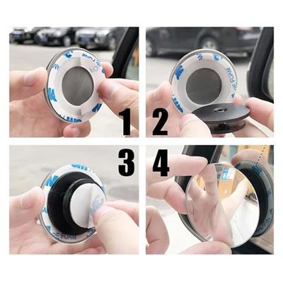 Sunup SN-14760 Üniversal Kör Nokta Aynası Motosiklet - Araba 360 Derece Açılı 3M Yapışkanlı (2Li Paket)