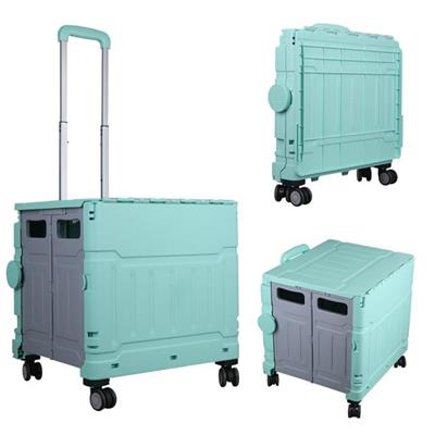 Sunup SN-26968 Katlanabilir Market Pazar Kamp Tekerlekli Alışveriş Arabası 60KG Kapasiteli