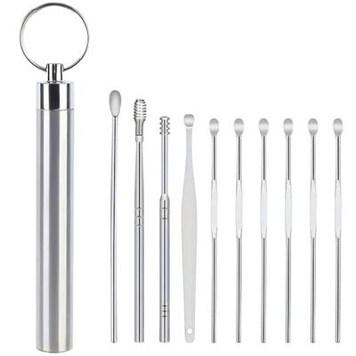 Sunup SN-27132 Paslanmaz Çelik 10lu Kulak Temizleme Seti