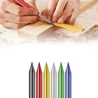 Sunup SN-27135 Marangoz Derin Dip Konum Delik İşaretleme Kurşun Uç Seti (6lı Paket)