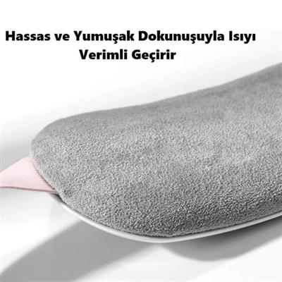 Sunup SN-27378 Regl Dönemi Karın Bel Sıcak Isıtma Titreşim Masaj Yastığı Cihazı Kramp Ağrı Kesici 3 Kademeli