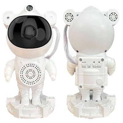 Sunup SN-30764 Astronot Galaxy Projektör Gece Lambası Uzaktan Kumandalı Bluetooth Hoparlörlü
