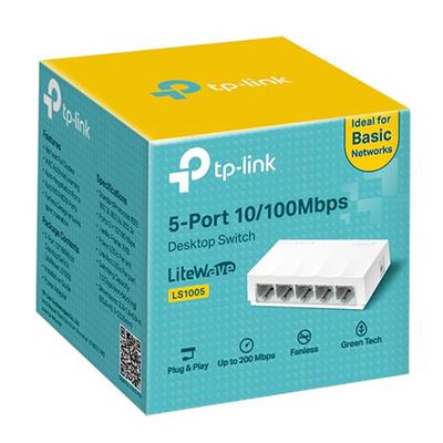 TP-Link LS1005 5 Port 10/100 Mbps Ethernet Switch