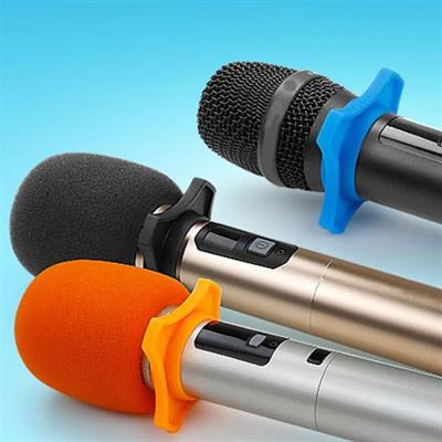 Tenon ZE-7130 5li Standart 5 Renk El Mikrofon Süngeri (Sarı-Turuncu-Kırmızı-Mavi-Siyah)