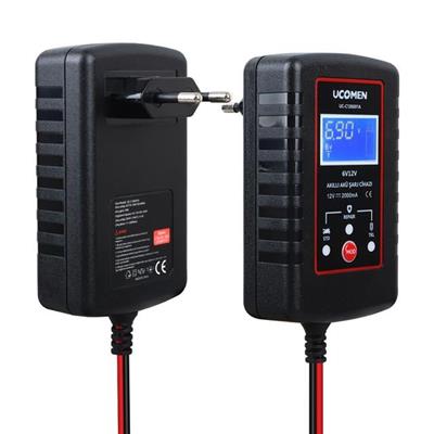 Ucomen UC-C120201A 6/12V 2A Siyah Akü Şarj Cihazı