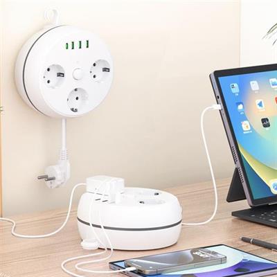 Vea VE-26583 3LÜ 1.5 Metre Kablolu 3 USB / TYPE-C Girişli Akım Korumalı Grup Priz