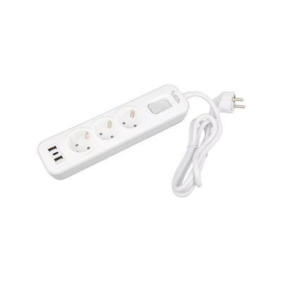 Vea VE-NOVA103U A Class 3lü 2 Usbli Anahtarlı 1.5 Metre Akım Korumalı Priz