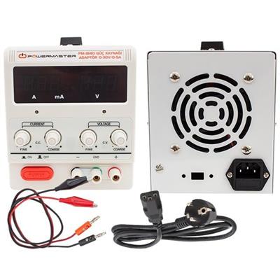 WEP 305D Ayarlanabilir Güç Kaynağı Laboratuvar Tipi DC0-30 Voltaj 0-5 Amper Adaptör