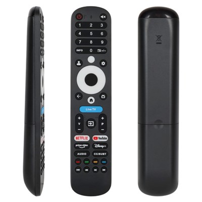 Weko Philips-Arçelik-Beko-Onvo Ses Komutsuz Live TV-Netflix-Youtube-Prime Video-Disney-Audio Akıllı TV Kumanda