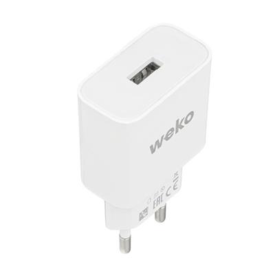 Weko WK-21436 2.1 Amper Telefon Şarj Adaptörü + Micro USB Kablo