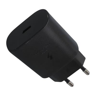 Weko WK-27877 Note10 Siyah 25 Watt Şarj Başlık Adaptörü + Type-C To Type-C Kablo