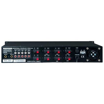Westa WM-250UT 250W /4-16 Ohm USB/BT/EKO/UK 6 Bölgeli 4 Mik.Giriş Trafolu Mixer Anfi