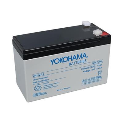 Yokohama YH-127.2 12 Volt - 7.2 Amper UPSler İçin Akü (150x65x90 mm)