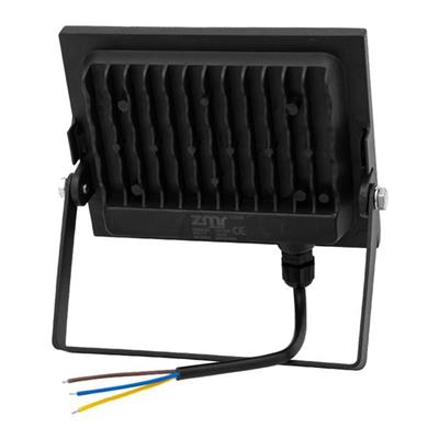 Zmr 30 Watt 6500k Ip66 150* Işık Açısı 220 Volt Siyah Slim Kasa Led Projektör
