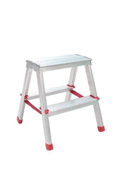 A Tipi 2 Basamaklı Çift Çıkışlı Alüminyum Merdiven 37 Cm