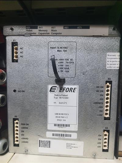 ABB DSQC 334 Robot Controller Power Supply 3HAB5845