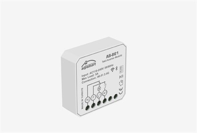 Alpsmart AS-861 Tekli Akıllı Wi-Fi Anahtar Modülü