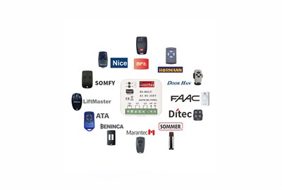 Alpsmart AS-865 Wi-Fi ve 433  Mhz Akıllı Tuya Destekli  Bariyer, Kayar Kapı, Kepenk  Kontrol Kartı  (Çift Kanal)