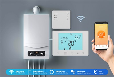 Alpsmart AS-882K Akıllı Wi-Fi Taşınabilir Kombi Kontrol Termostatı