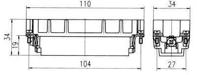 Amphenol C146 10A064 000 2 Erkek Uç 64 Pin 10A