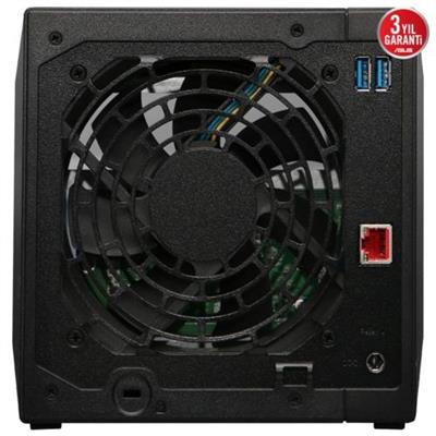Asustor AS3304T V2 4Disk Yuvalı(4x22TB) Nas Cihazı  2GB DDR4, 2.5 GbE x 1, USB 3.2 x 3