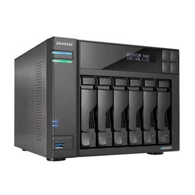 ASUSTOR AS6706T 6 Disk Yuvalı NAS | 8GB DDR4, 2.5GbE x2, M.2 NVMe, 6x22TB Destek