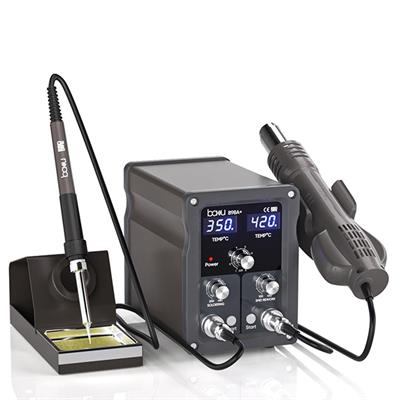 Baku BA-898A+ 550W Isı Ayarlı Üflemeli Dijital Havya İstasyonu Çift Led Ekranlı (Rapid Warming)