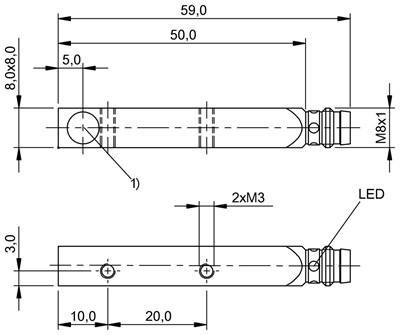 Balluff BES 516-300-S166-S49 Endüktif Sensör