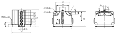 Balluff BNS02AT-BNS 819-B05-L12-61-12-10 Mekanik 5 konumlu Limit Switch